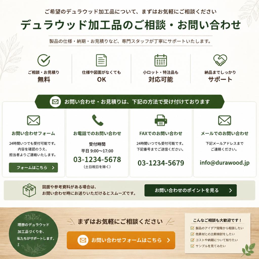 今すぐお問い合わせを！